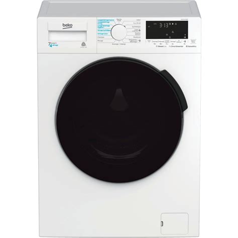 beko lave-linge hublot séchant hte7614ybst 7+4 kg blanc|Lavante.